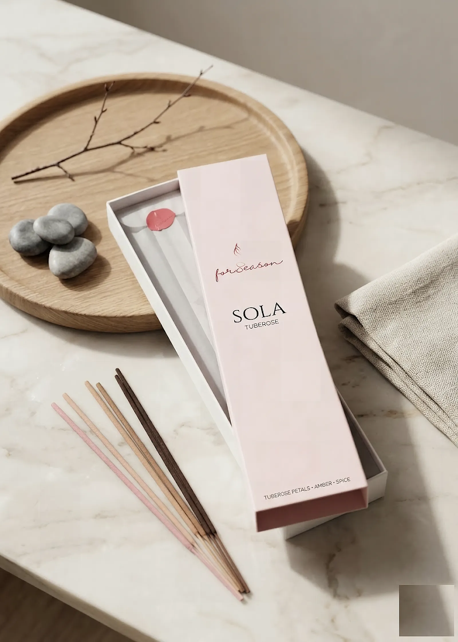 SOLA wax close-up